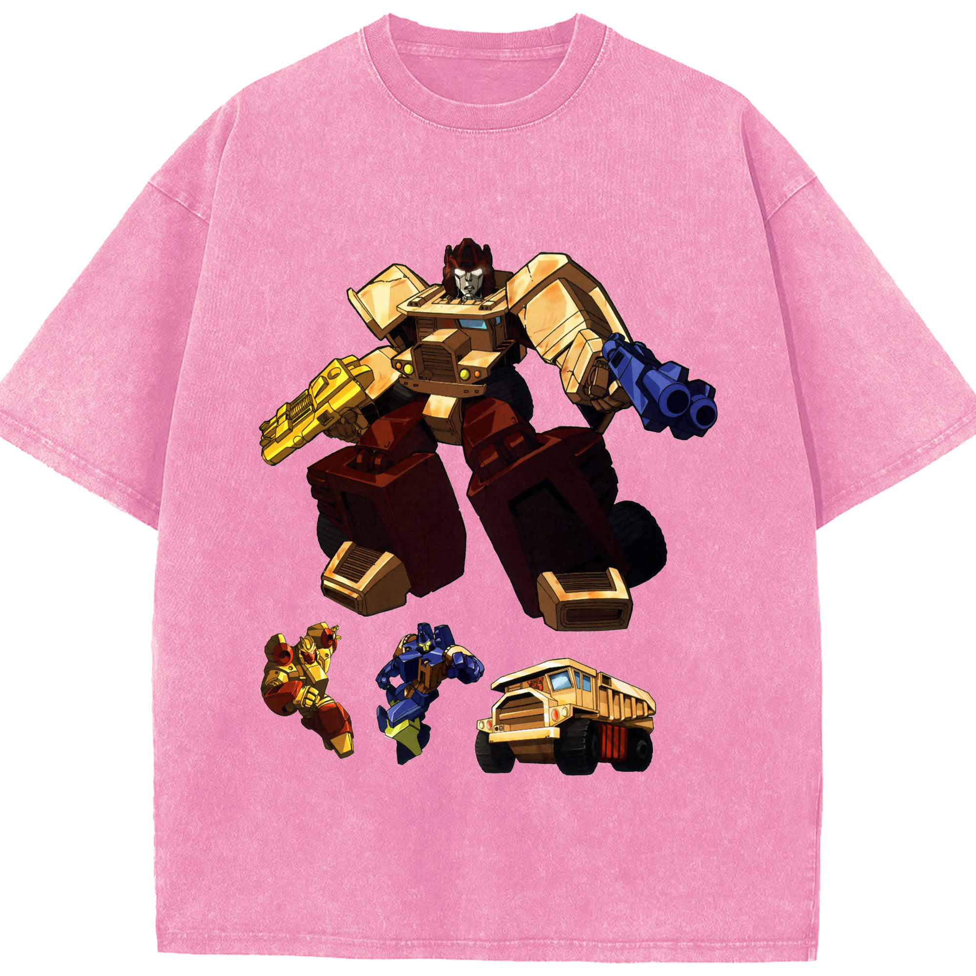 （画像用）  綿100% ヴィンテージ風 半袖Tシャツ（フロントプリント）